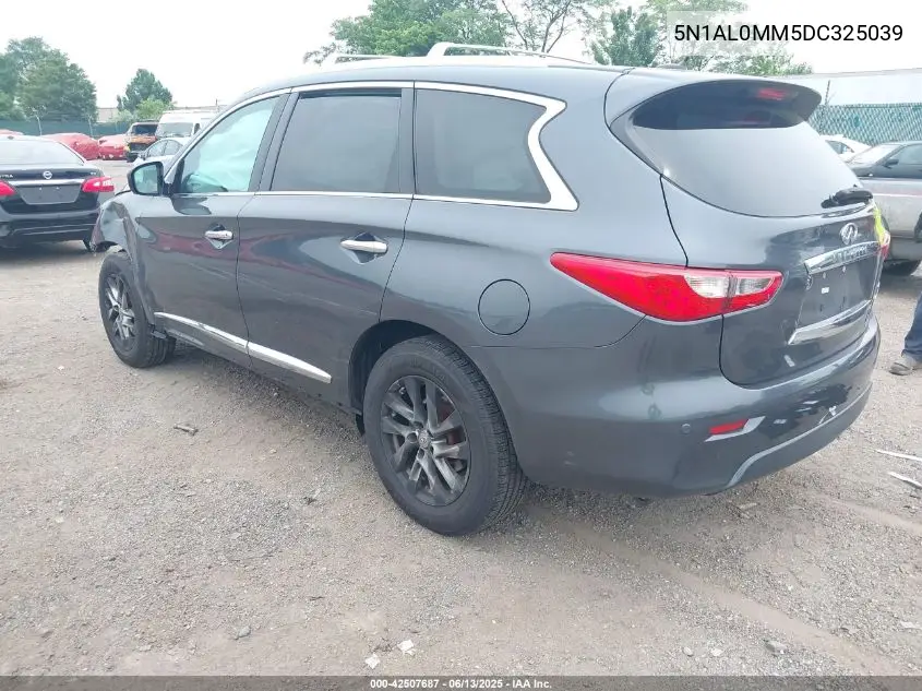 2013 Infiniti Jx35 VIN: 5N1AL0MM5DC325039 Lot: 42507687