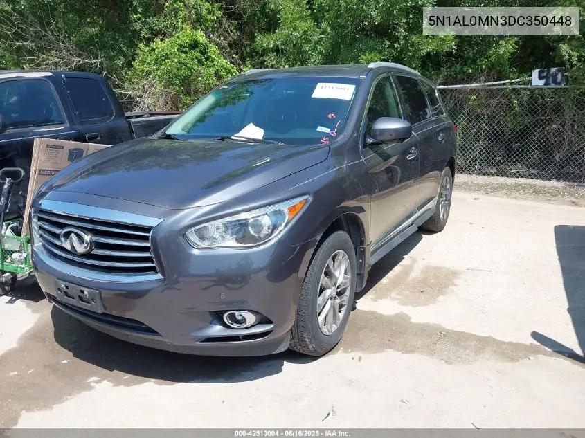 2013 Infiniti Jx35 VIN: 5N1AL0MN3DC350448 Lot: 42513004