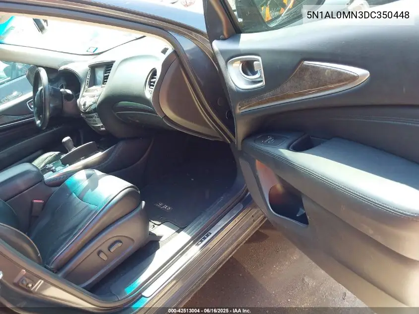 2013 Infiniti Jx35 VIN: 5N1AL0MN3DC350448 Lot: 42513004