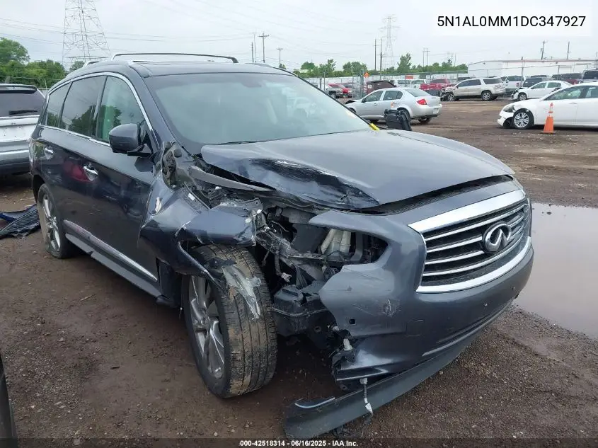 2013 Infiniti Jx35 VIN: 5N1AL0MM1DC347927 Lot: 42518314
