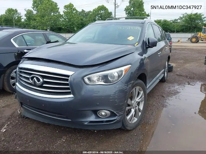2013 Infiniti Jx35 VIN: 5N1AL0MM1DC347927 Lot: 42518314