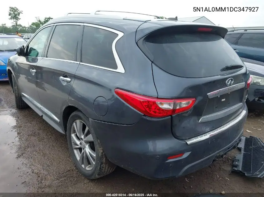 2013 Infiniti Jx35 VIN: 5N1AL0MM1DC347927 Lot: 42518314