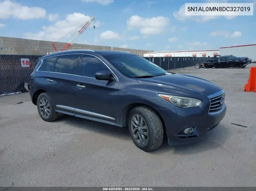 2013 Infiniti Jx35 VIN: 5N1AL0MN8DC327019 Lot: 42532393