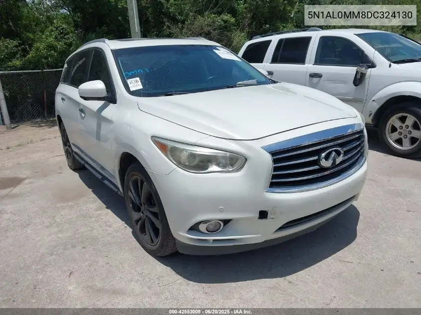 2013 Infiniti Jx35 VIN: 5N1AL0MM8DC324130 Lot: 42553008