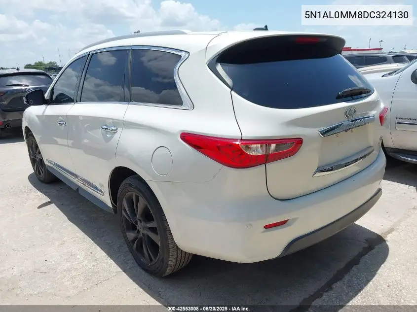 2013 Infiniti Jx35 VIN: 5N1AL0MM8DC324130 Lot: 42553008