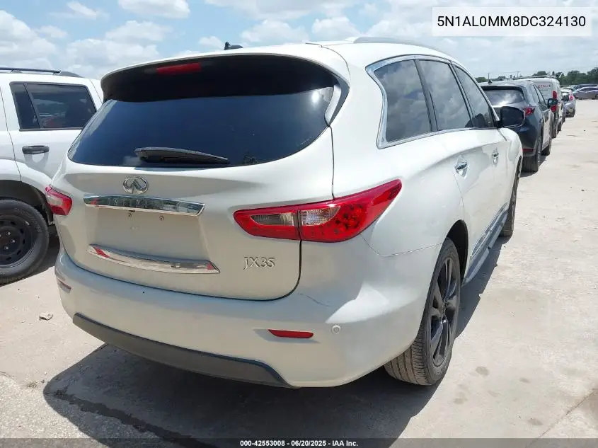 2013 Infiniti Jx35 VIN: 5N1AL0MM8DC324130 Lot: 42553008