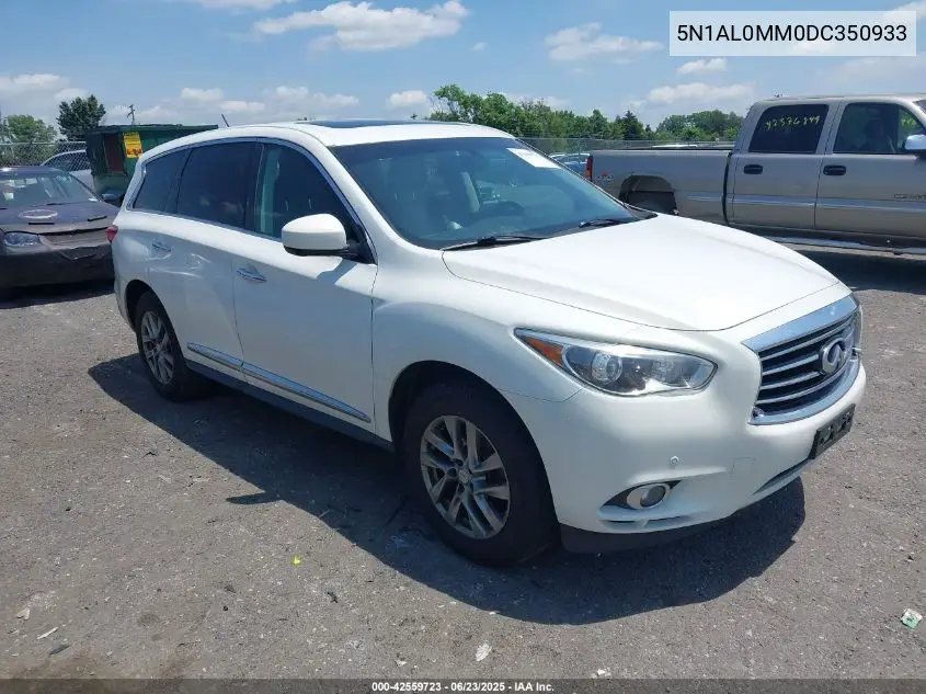2013 Infiniti Jx35 VIN: 5N1AL0MM0DC350933 Lot: 42559723