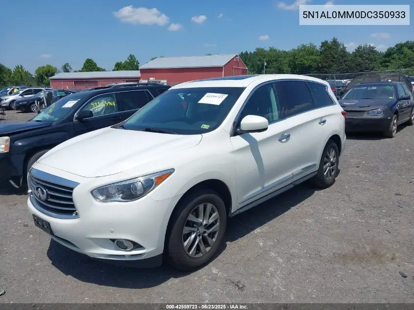 2013 Infiniti Jx35 VIN: 5N1AL0MM0DC350933 Lot: 42559723