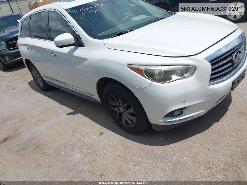 2013 Infiniti Jx35 VIN: 5N1AL0MN6DC319291 Lot: 42566393