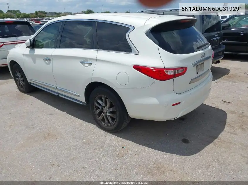 2013 Infiniti Jx35 VIN: 5N1AL0MN6DC319291 Lot: 42566393