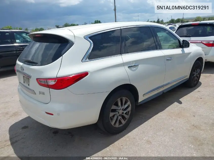 2013 Infiniti Jx35 VIN: 5N1AL0MN6DC319291 Lot: 42566393