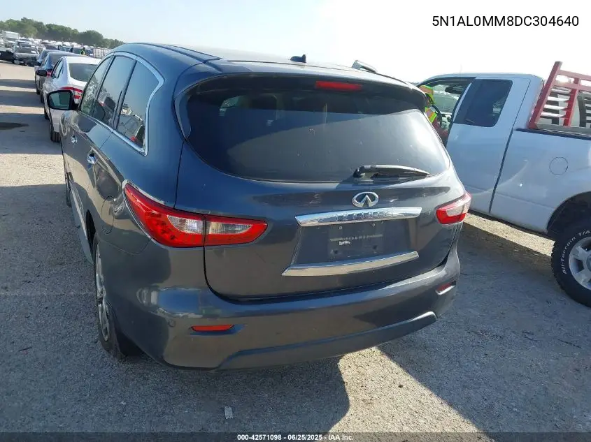 2013 Infiniti Jx35 VIN: 5N1AL0MM8DC304640 Lot: 42571098