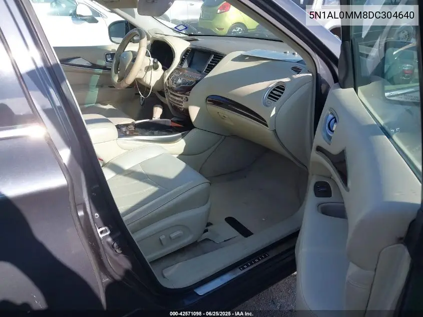 2013 Infiniti Jx35 VIN: 5N1AL0MM8DC304640 Lot: 42571098