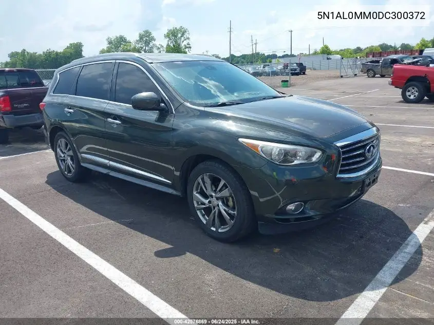 2013 Infiniti Jx35 VIN: 5N1AL0MM0DC300372 Lot: 42576869
