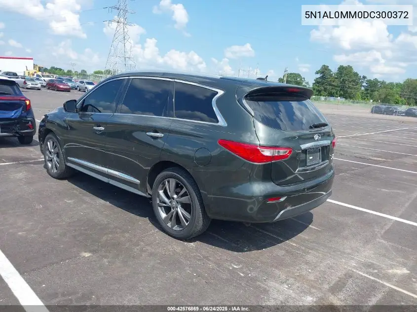 2013 Infiniti Jx35 VIN: 5N1AL0MM0DC300372 Lot: 42576869