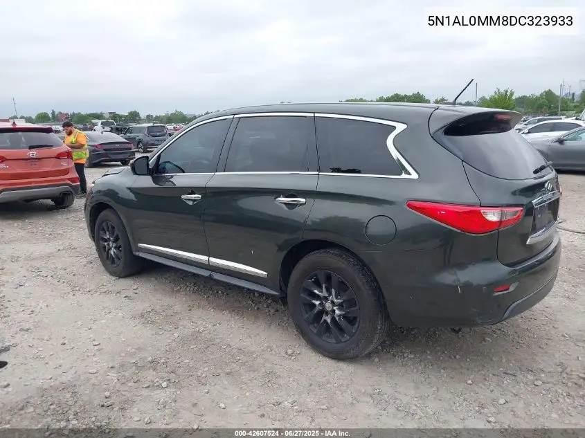 2013 Infiniti Jx35 VIN: 5N1AL0MM8DC323933 Lot: 42607524