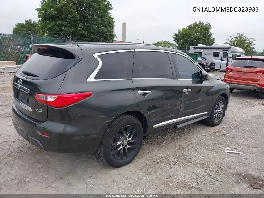 2013 Infiniti Jx35 VIN: 5N1AL0MM8DC323933 Lot: 42607524