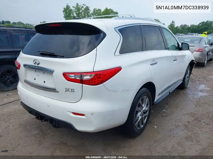 2013 Infiniti Jx35 VIN: 5N1AL0MM7DC338939 Lot: 42608401