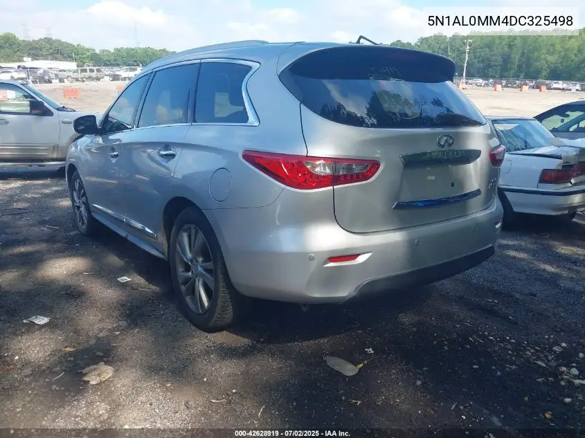 2013 Infiniti Jx35 VIN: 5N1AL0MM4DC325498 Lot: 42628919