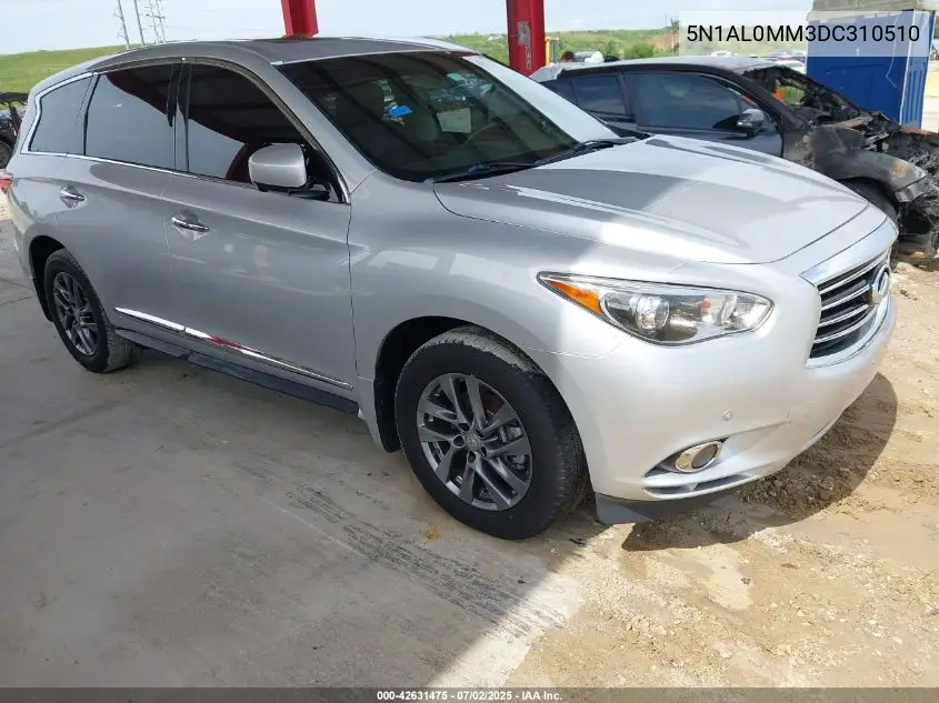 2013 Infiniti Jx35 VIN: 5N1AL0MM3DC310510 Lot: 42631475