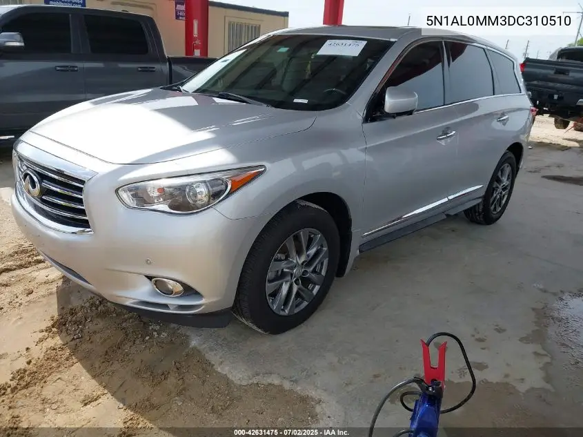 2013 Infiniti Jx35 VIN: 5N1AL0MM3DC310510 Lot: 42631475