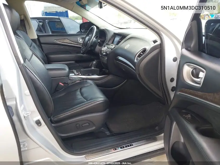 2013 Infiniti Jx35 VIN: 5N1AL0MM3DC310510 Lot: 42631475
