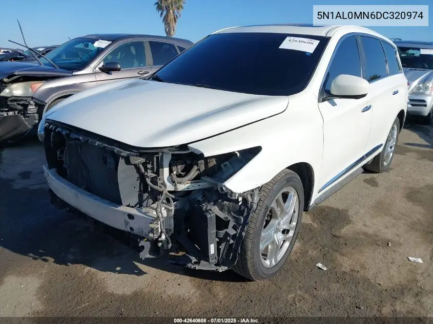 2013 Infiniti Jx35 VIN: 5N1AL0MN6DC320974 Lot: 42640608