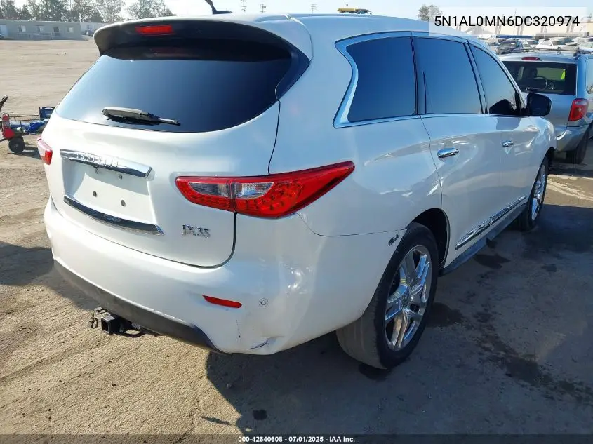 2013 Infiniti Jx35 VIN: 5N1AL0MN6DC320974 Lot: 42640608