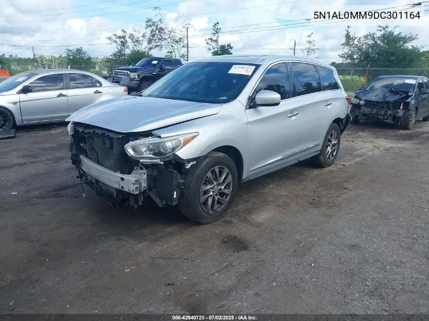 2013 Infiniti Jx35 VIN: 5N1AL0MM9DC301164 Lot: 42640723