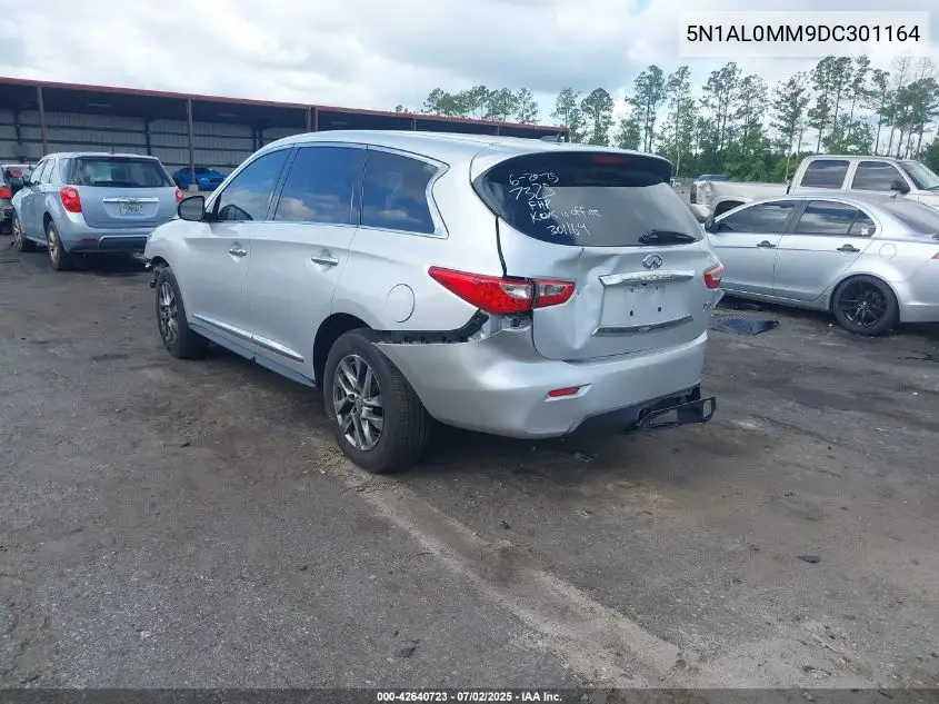 2013 Infiniti Jx35 VIN: 5N1AL0MM9DC301164 Lot: 42640723