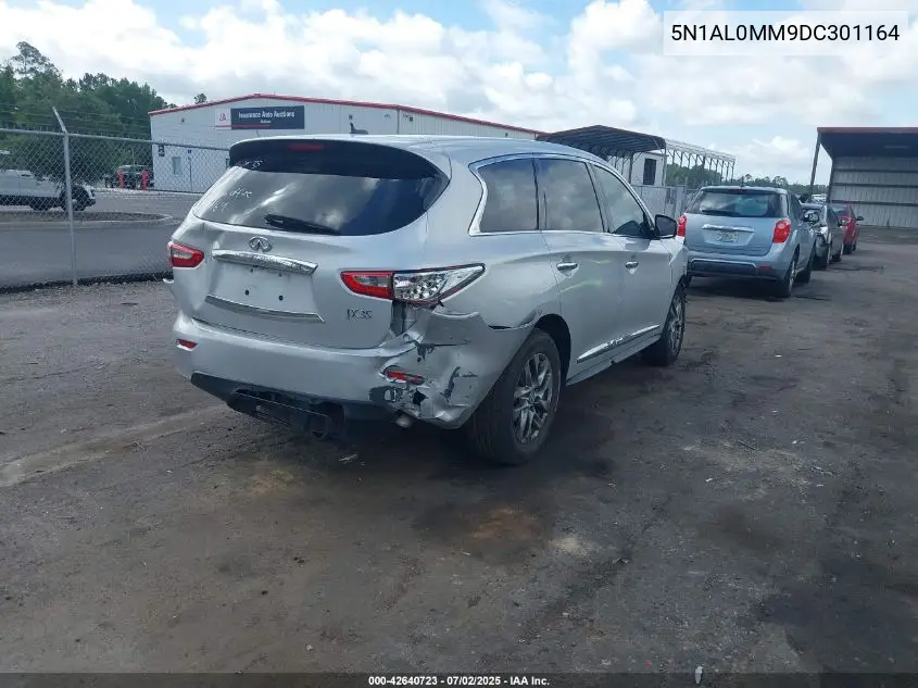 2013 Infiniti Jx35 VIN: 5N1AL0MM9DC301164 Lot: 42640723