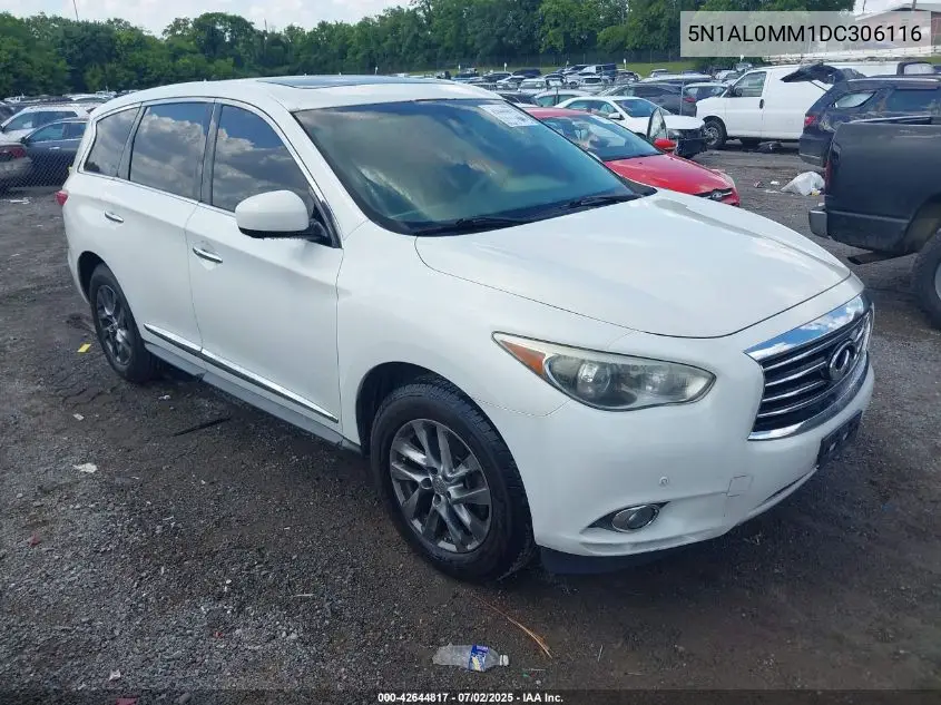 2013 Infiniti Jx35 VIN: 5N1AL0MM1DC306116 Lot: 42644817