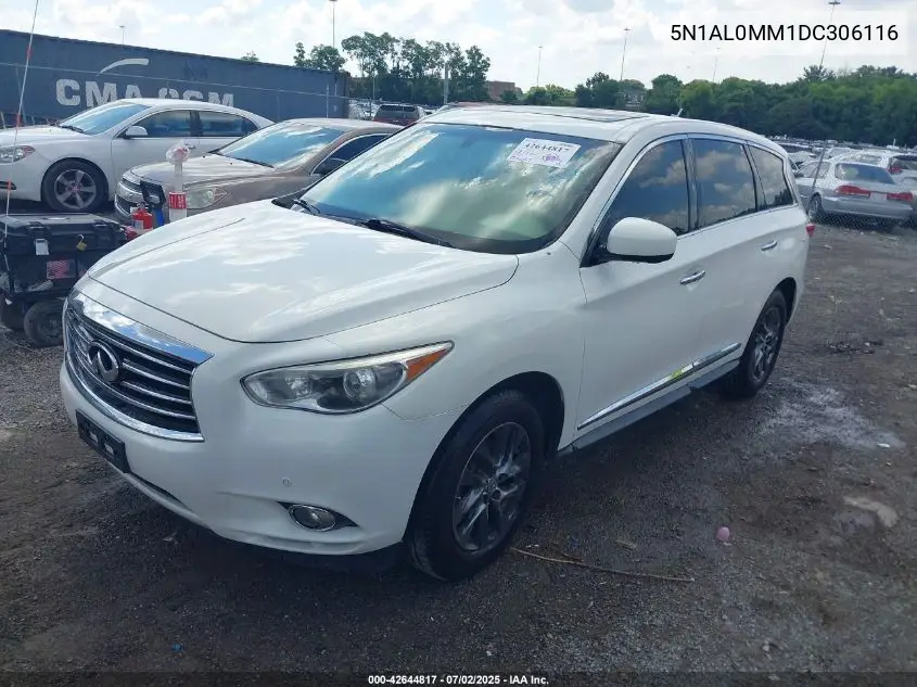 2013 Infiniti Jx35 VIN: 5N1AL0MM1DC306116 Lot: 42644817
