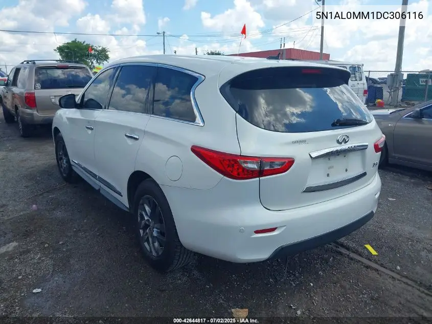 2013 Infiniti Jx35 VIN: 5N1AL0MM1DC306116 Lot: 42644817