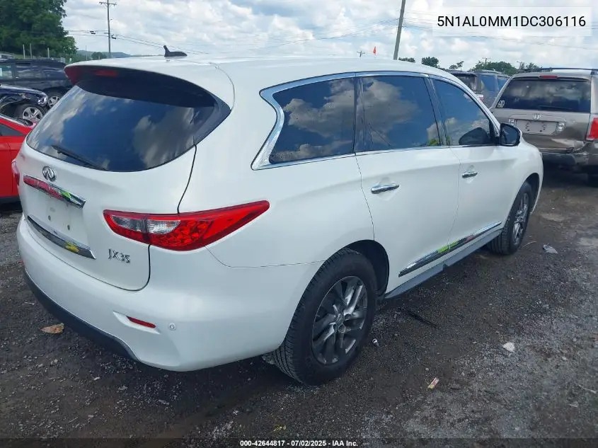 2013 Infiniti Jx35 VIN: 5N1AL0MM1DC306116 Lot: 42644817