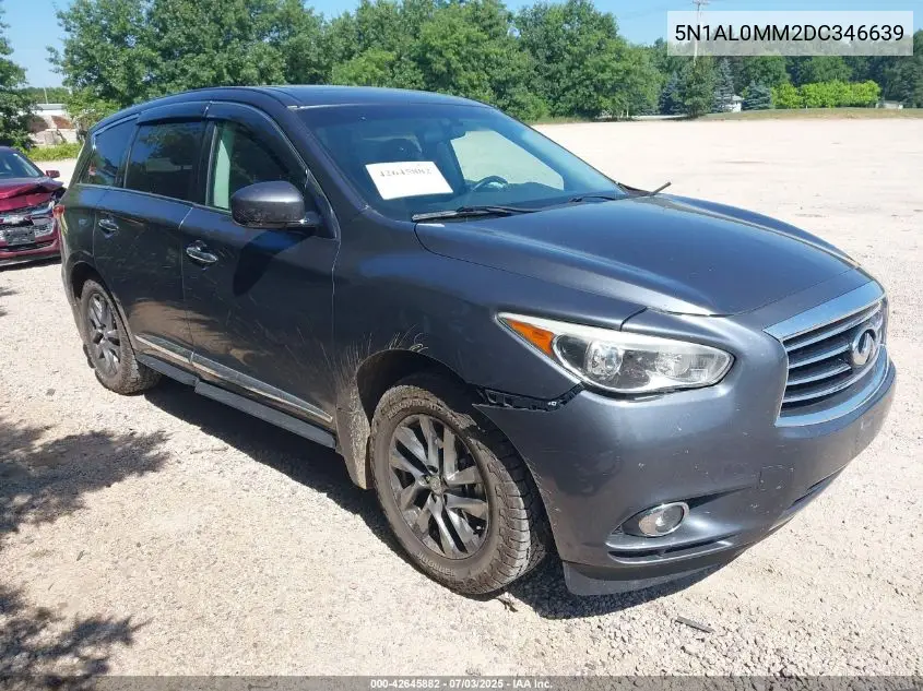 2013 Infiniti Jx35 VIN: 5N1AL0MM2DC346639 Lot: 42645882