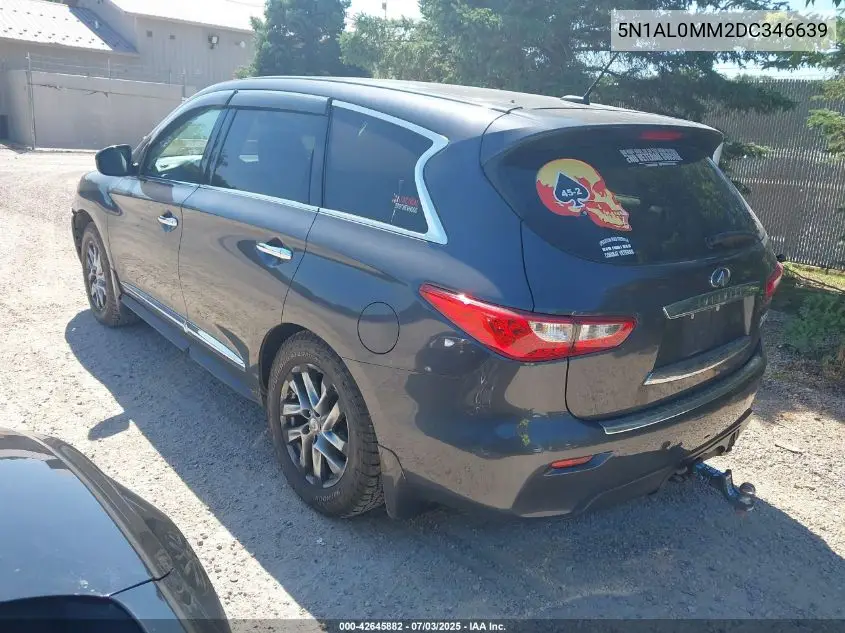2013 Infiniti Jx35 VIN: 5N1AL0MM2DC346639 Lot: 42645882