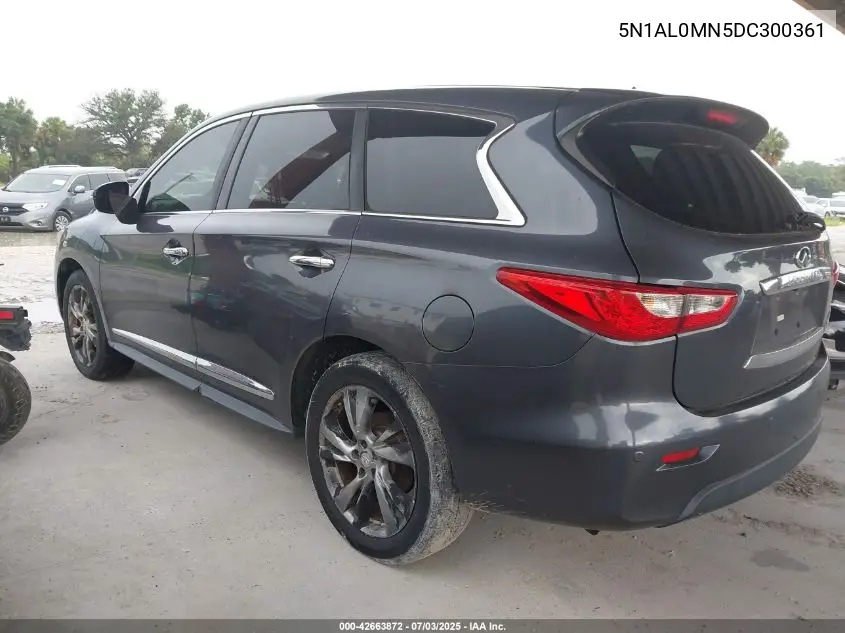 2013 Infiniti Jx35 VIN: 5N1AL0MN5DC300361 Lot: 42663872