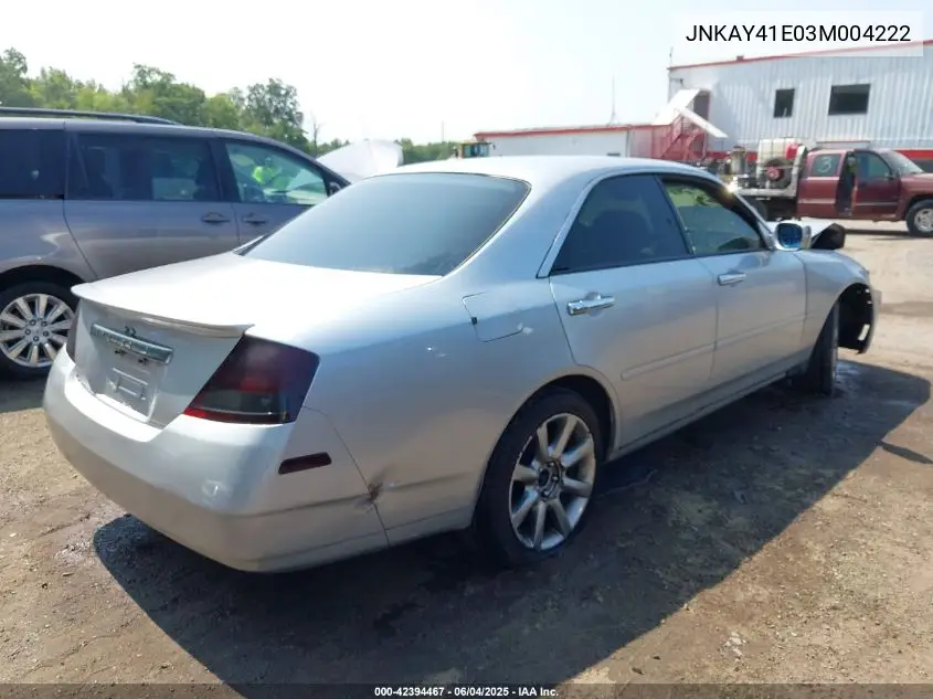 2003 Infiniti M45 Sport VIN: JNKAY41E03M004222 Lot: 42394467