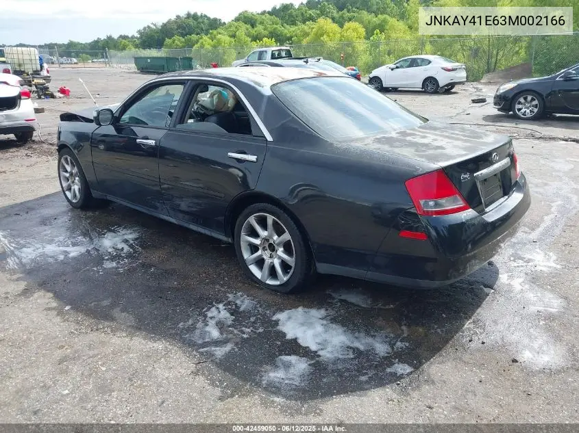 2003 Infiniti M45 Sport VIN: JNKAY41E63M002166 Lot: 42459050