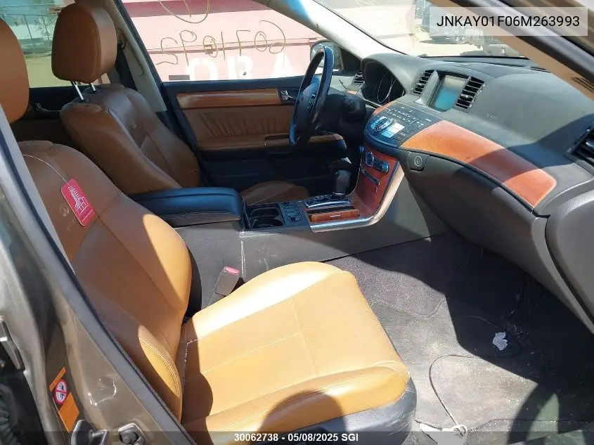 2006 Infiniti M35 Sport VIN: JNKAY01F06M263993 Lot: 30062738