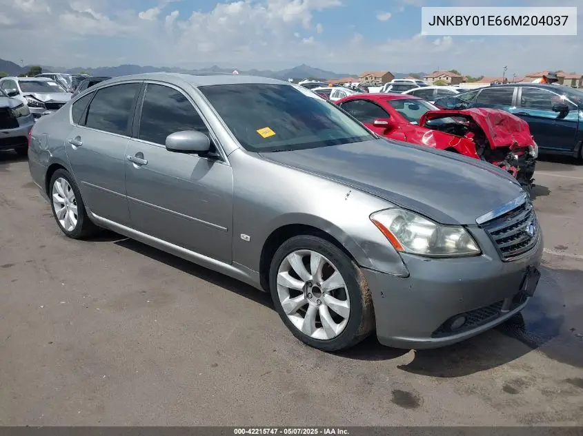 2006 Infiniti M45 VIN: JNKBY01E66M204037 Lot: 42215747