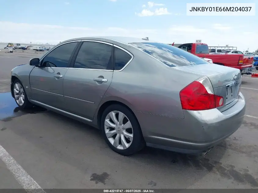 2006 Infiniti M45 VIN: JNKBY01E66M204037 Lot: 42215747