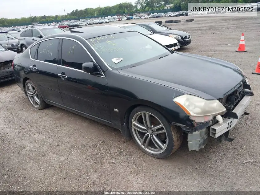 2006 Infiniti M45 Sport VIN: JNKBY01E76M205522 Lot: 42466276