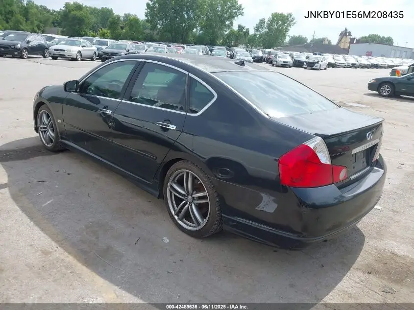 2006 Infiniti M45 Sport VIN: JNKBY01E56M208435 Lot: 42489636