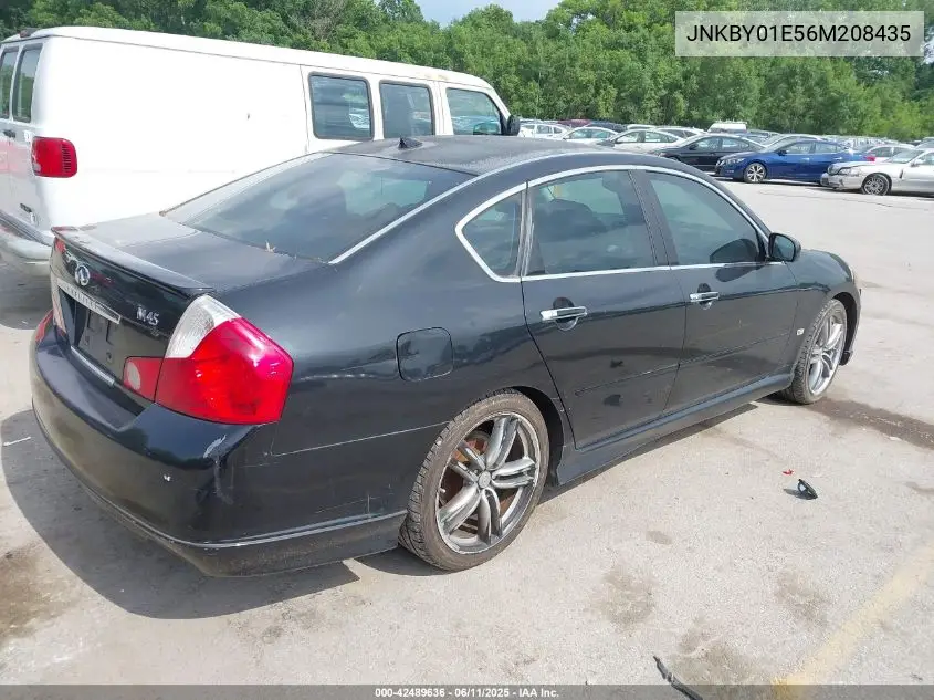 2006 Infiniti M45 Sport VIN: JNKBY01E56M208435 Lot: 42489636