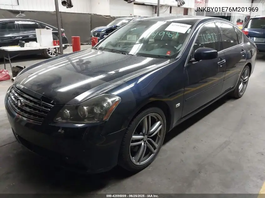 2006 Infiniti M45 Sport VIN: JNKBY01E76M201969 Lot: 42595009