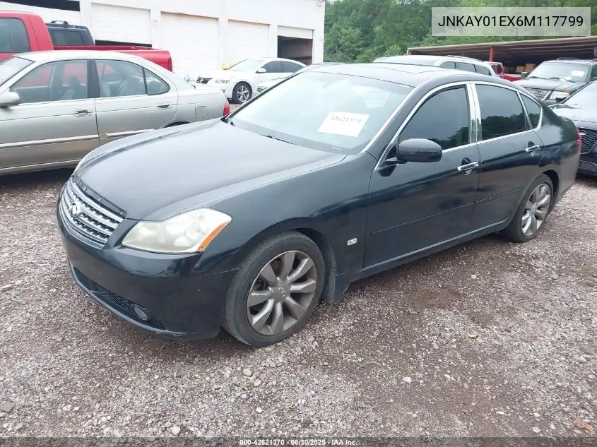 2006 Infiniti M35 VIN: JNKAY01EX6M117799 Lot: 42621370