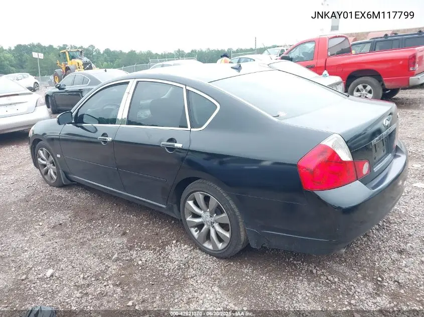 2006 Infiniti M35 VIN: JNKAY01EX6M117799 Lot: 42621370