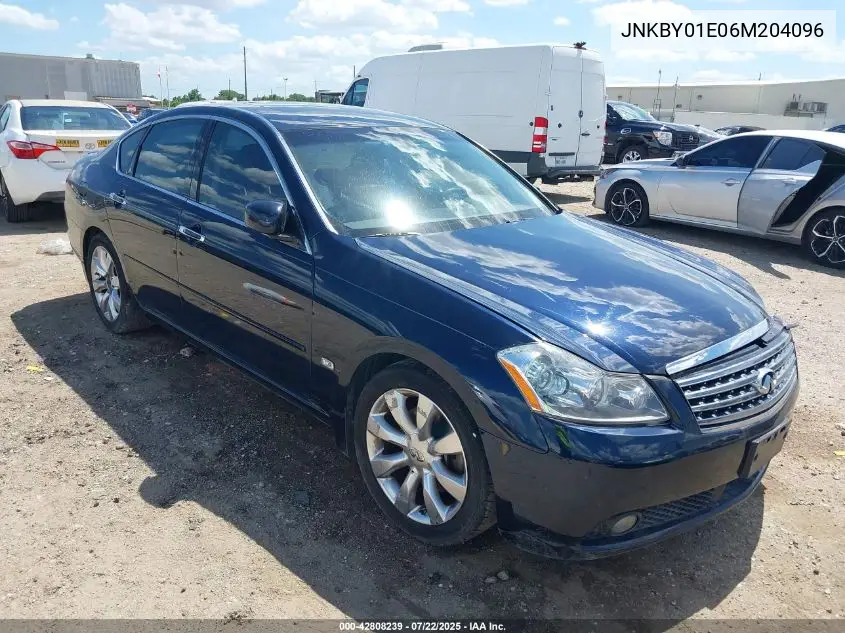 2006 Infiniti M45 VIN: JNKBY01E06M204096 Lot: 42808239